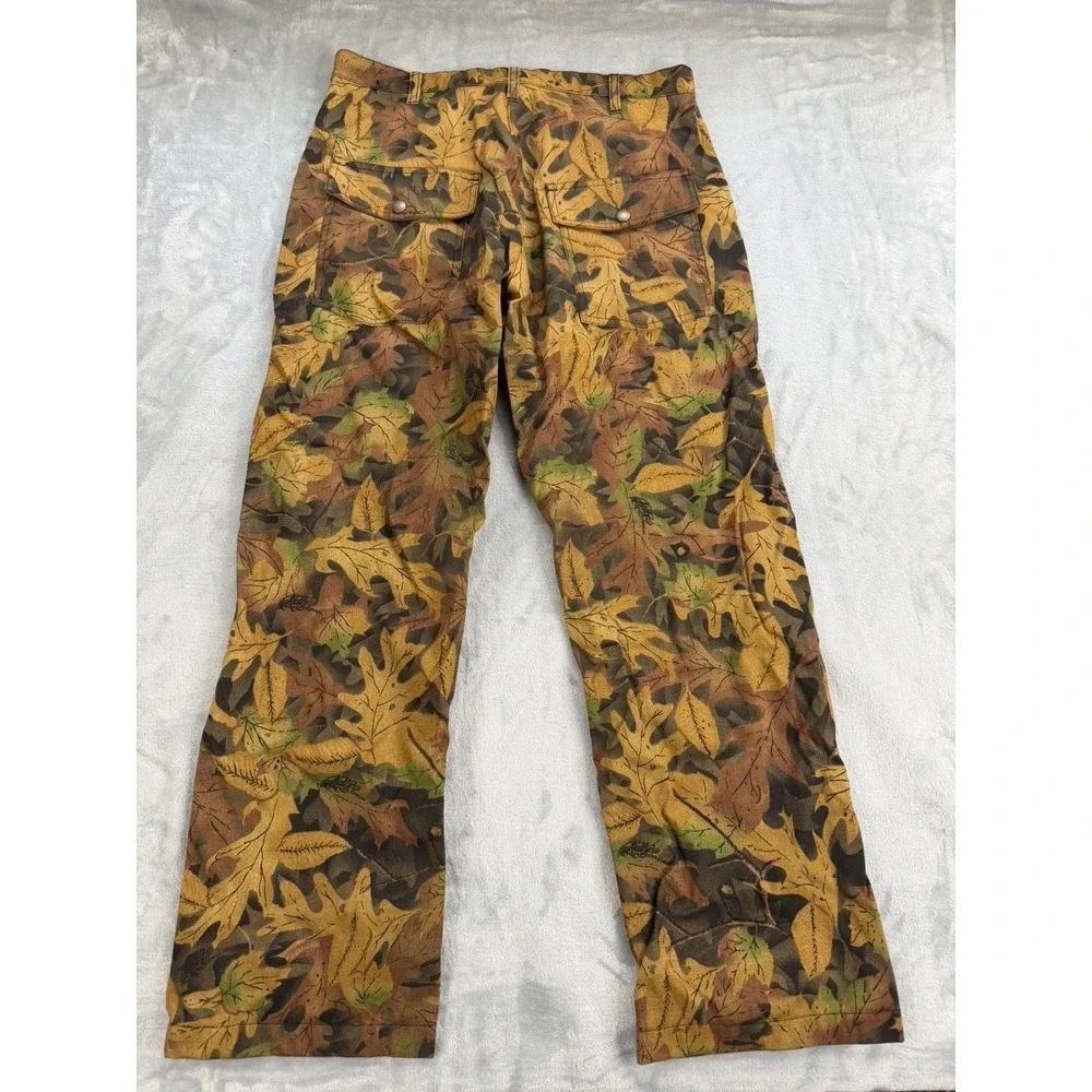 VTG Gander Mount Climate+ Pants Men's 34 X 30 Camo Outdoor Rainwear Made In USA